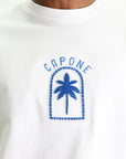 Capone T-Shirt Palm Tree White