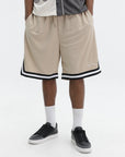 Karl Kani Shorts Bottom Stripe Taupe