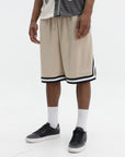 Karl Kani Shorts Bottom Stripe Taupe