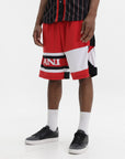 Karl Kani Shorts Retro Block Red-Black-White