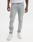 Purple Jeans Skinny Fade Distressed Light Indigo-AL Capone Premium