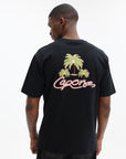 Capone T-Shirt Logo Black-Pink