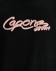 Capone T-Shirt Logo Black-Pink