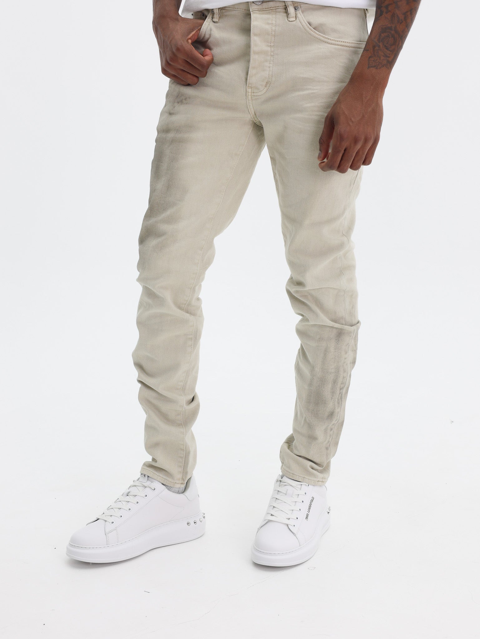 Purple Jeans Skinny Haze Pelican Khaki-AL Capone Premium
