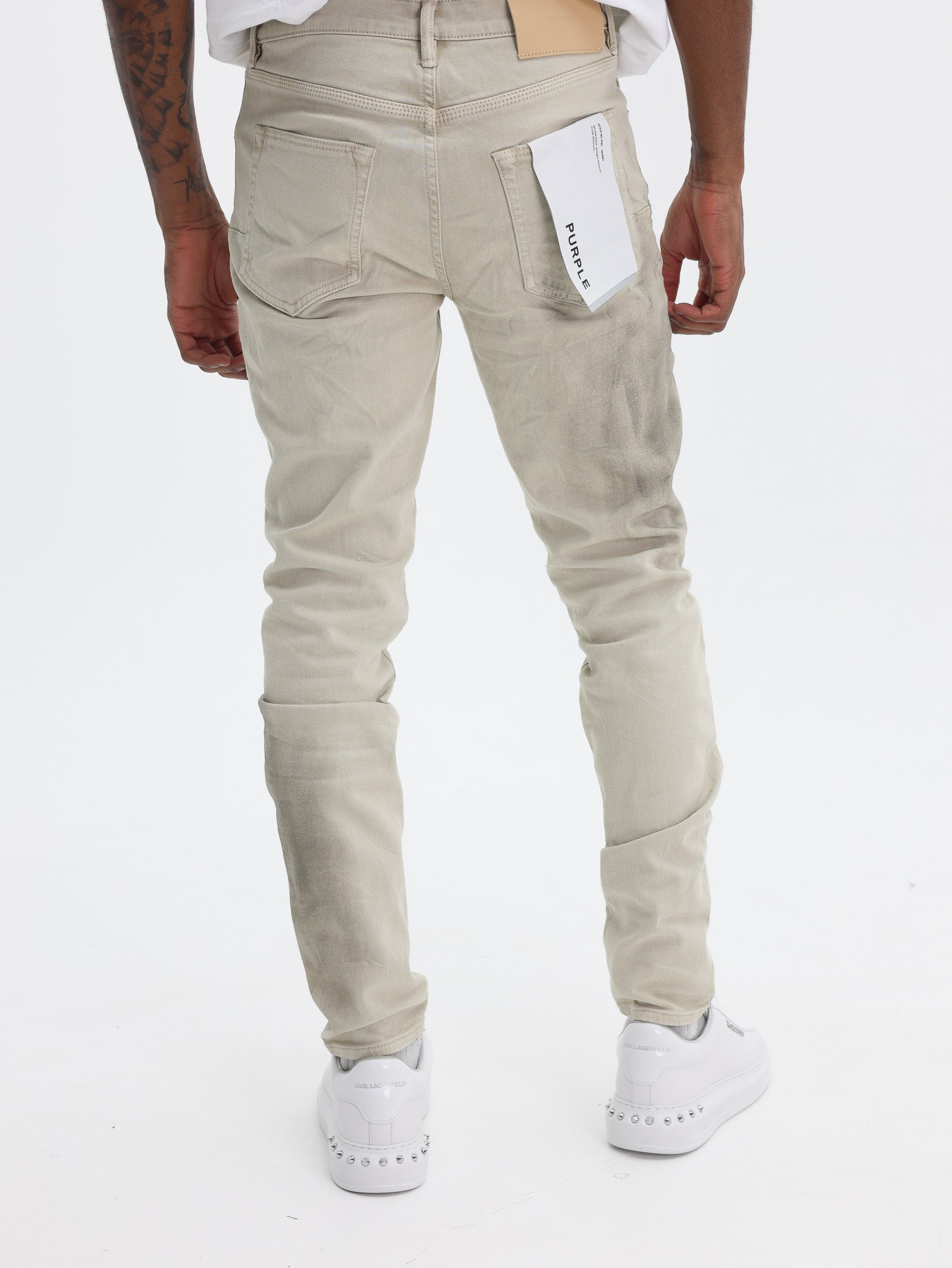 Purple Jeans Skinny Haze Pelican Khaki-AL Capone Premium