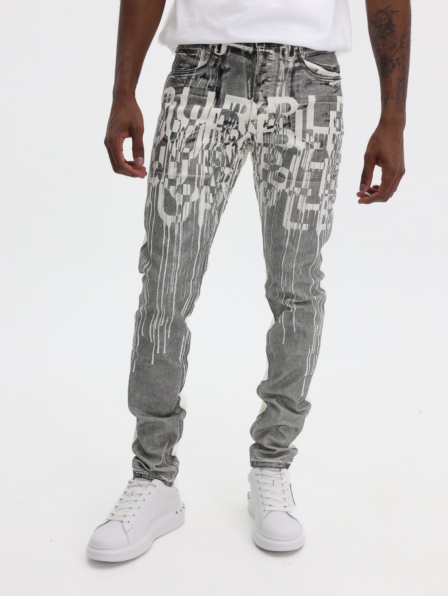 Purple Jeans Skinny Reverse Foil Off-White-AL Capone Premium