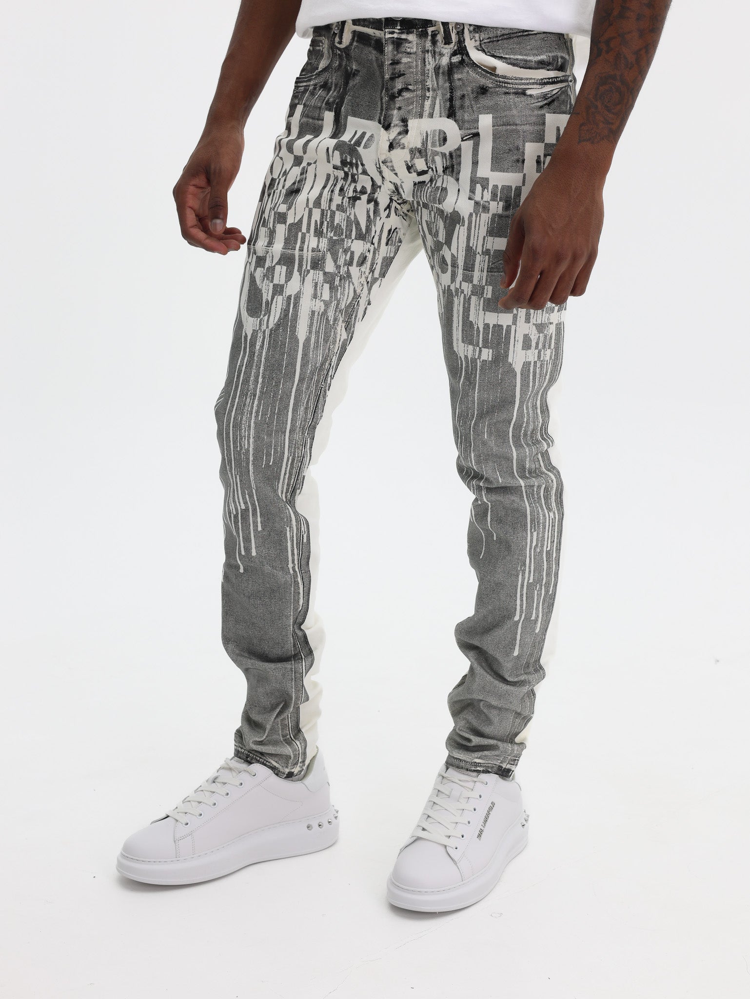 Purple Jeans Skinny Reverse Foil Off-White-AL Capone Premium