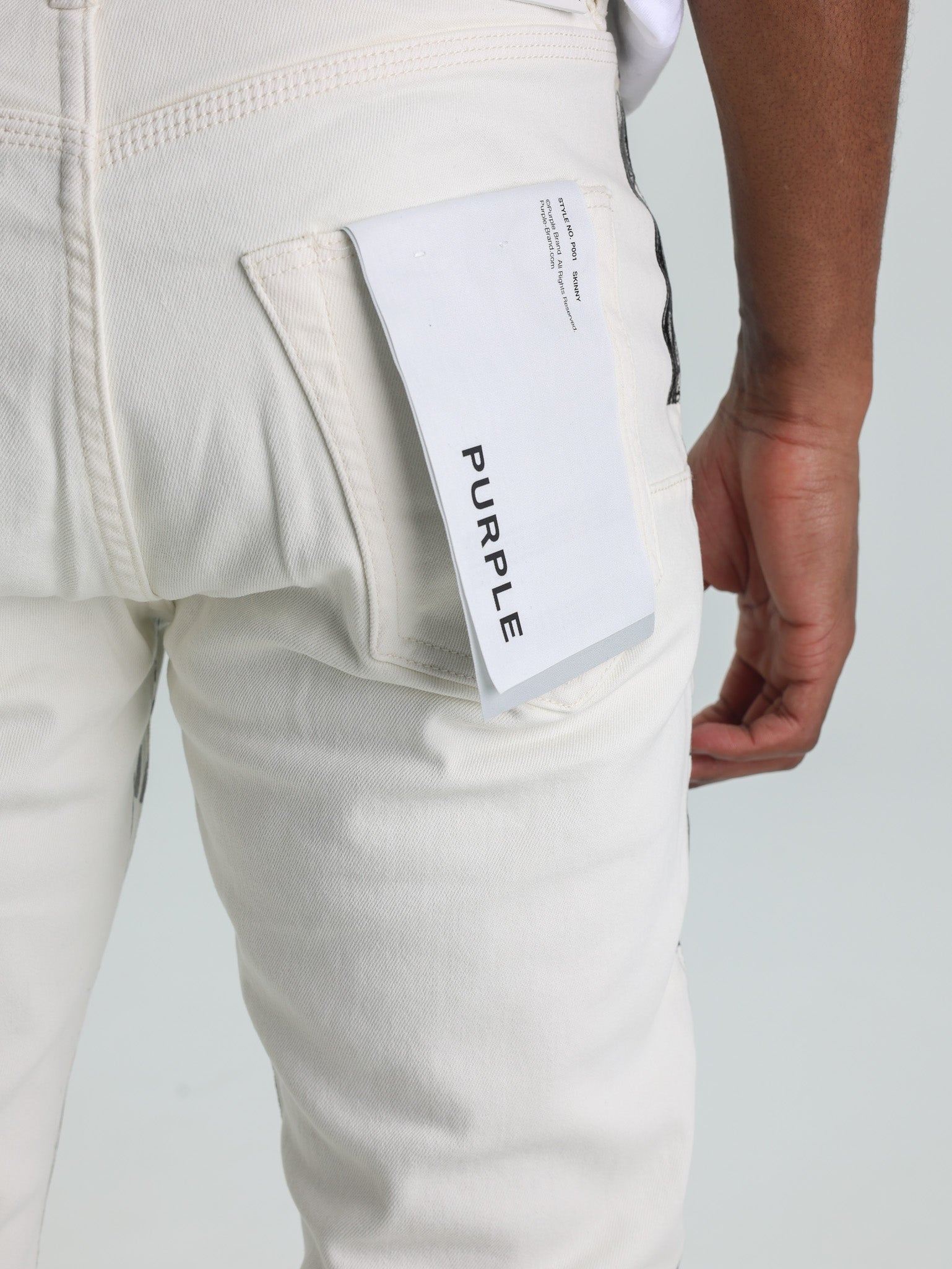 Purple Jeans Skinny Reverse Foil Off-White-AL Capone Premium