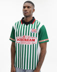 Ice Cream Shirt Striped Football Green