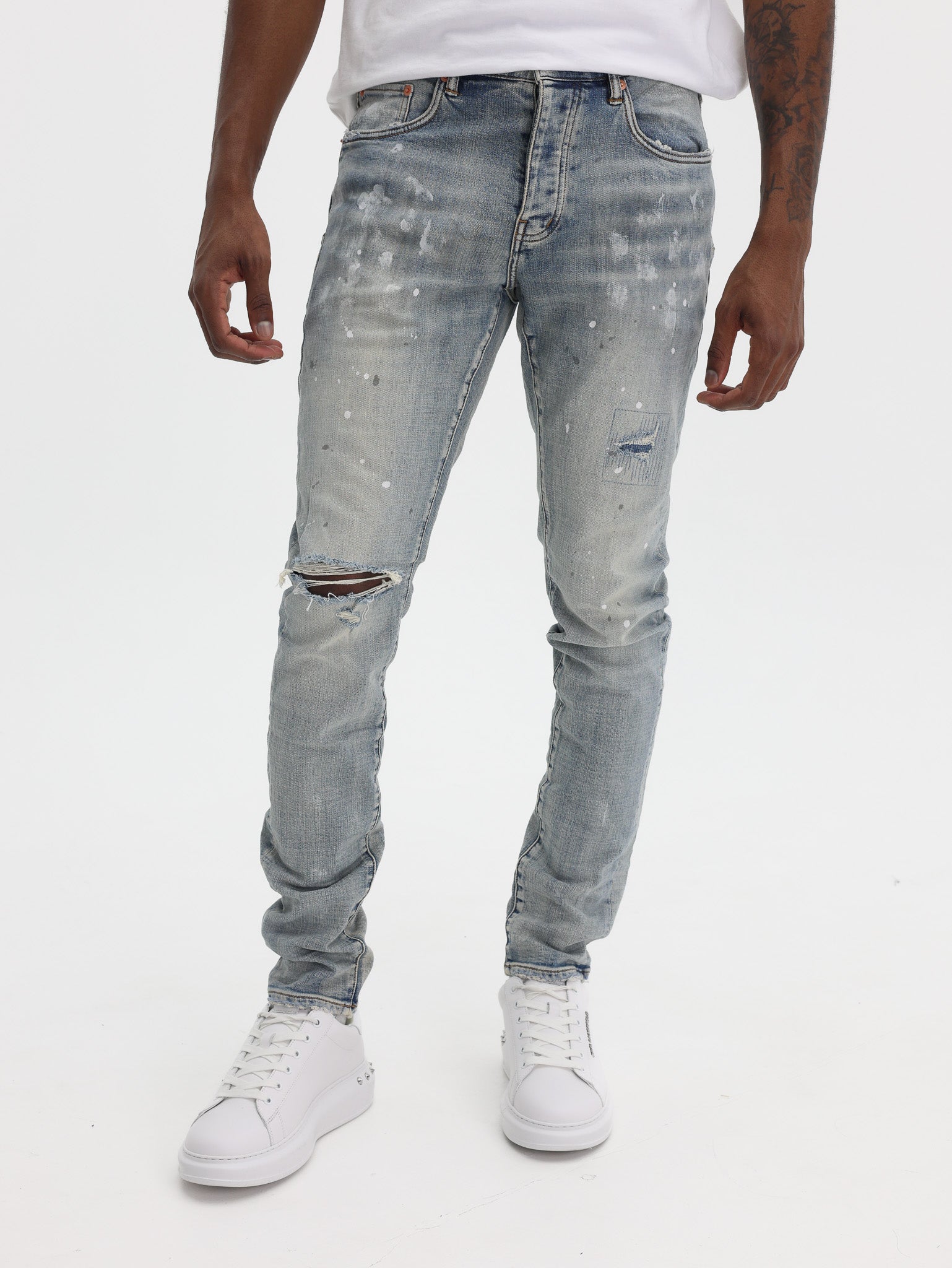 Puple Jeans Blowout Light Indigo-AL Capone Premium