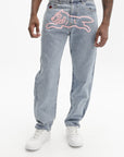 Ice Cream Jeans Running Dog Heavy Wash Blue