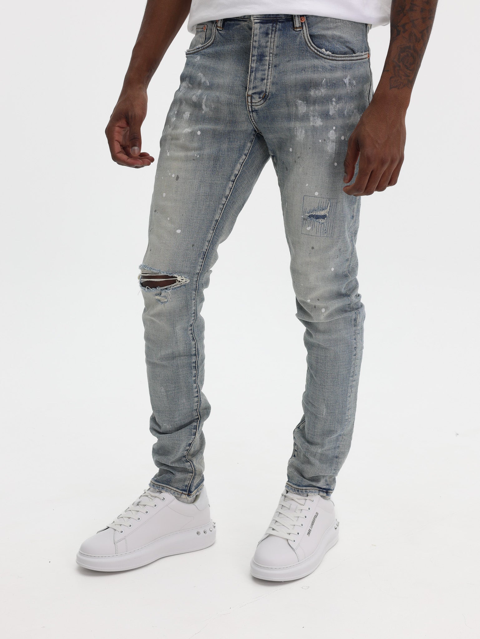 Puple Jeans Blowout Light Indigo-AL Capone Premium