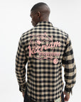 Ice Cream Shirt Check Multi Ls Black