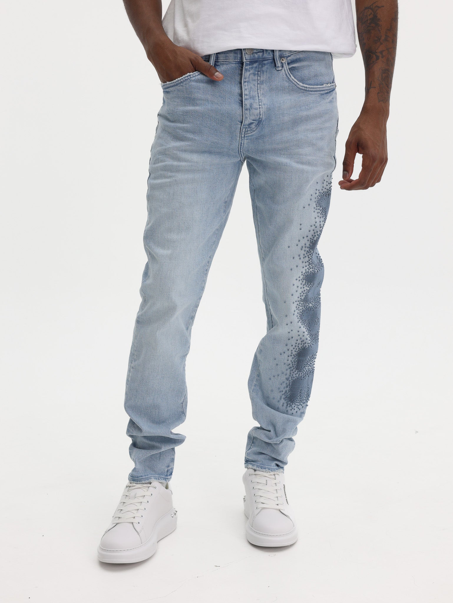 Purple Jeans Skinny Tuffetage Light Indigo-AL Capone Premium