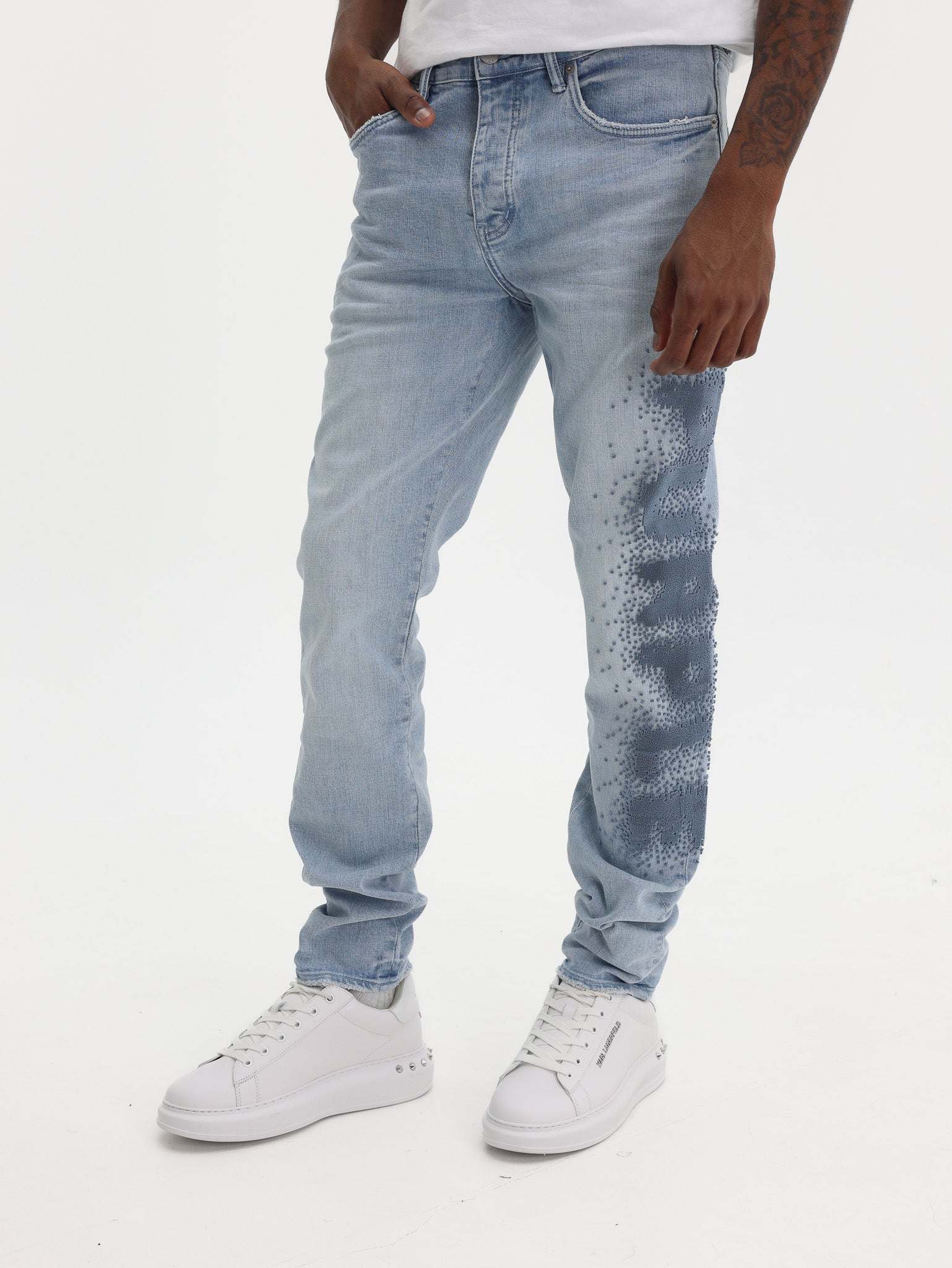 Purple Jeans Skinny Tuffetage Light Indigo-AL Capone Premium