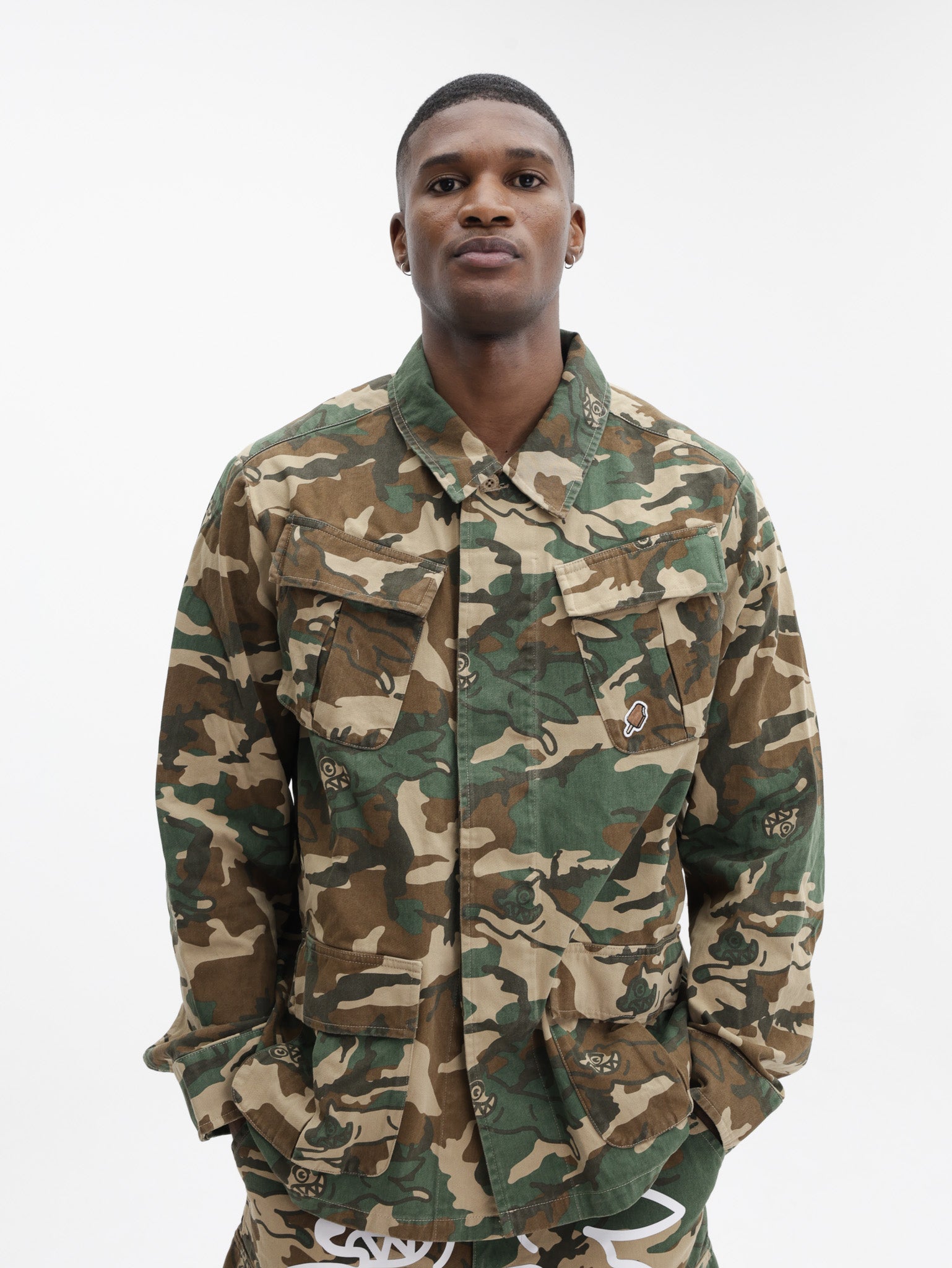 Ice Cream Jackets Camo Running Dog Woodland Camo Field - AL Capone