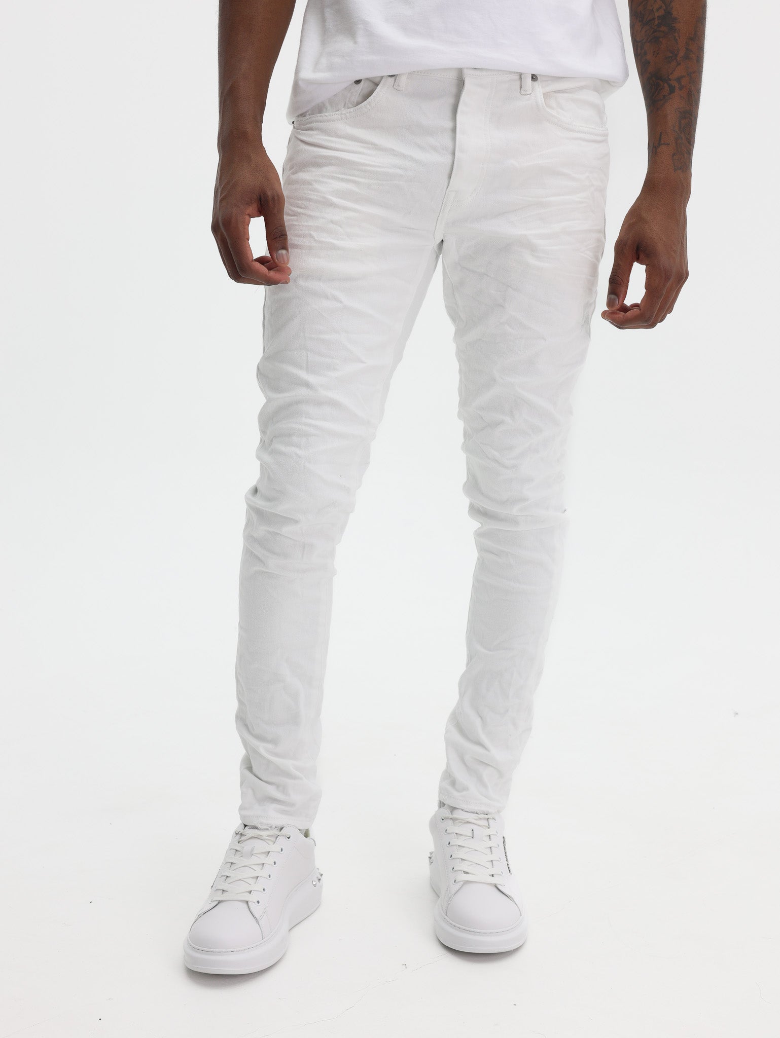 Purple Jeans Low Rise Optic White-AL Capone Premium