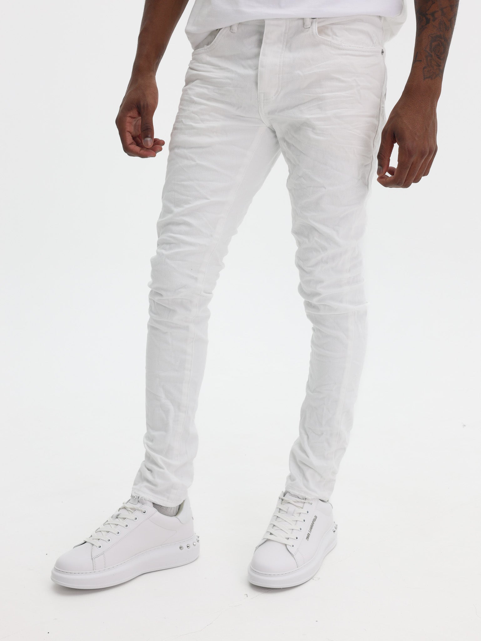 Purple Jeans Low Rise Optic White-AL Capone Premium