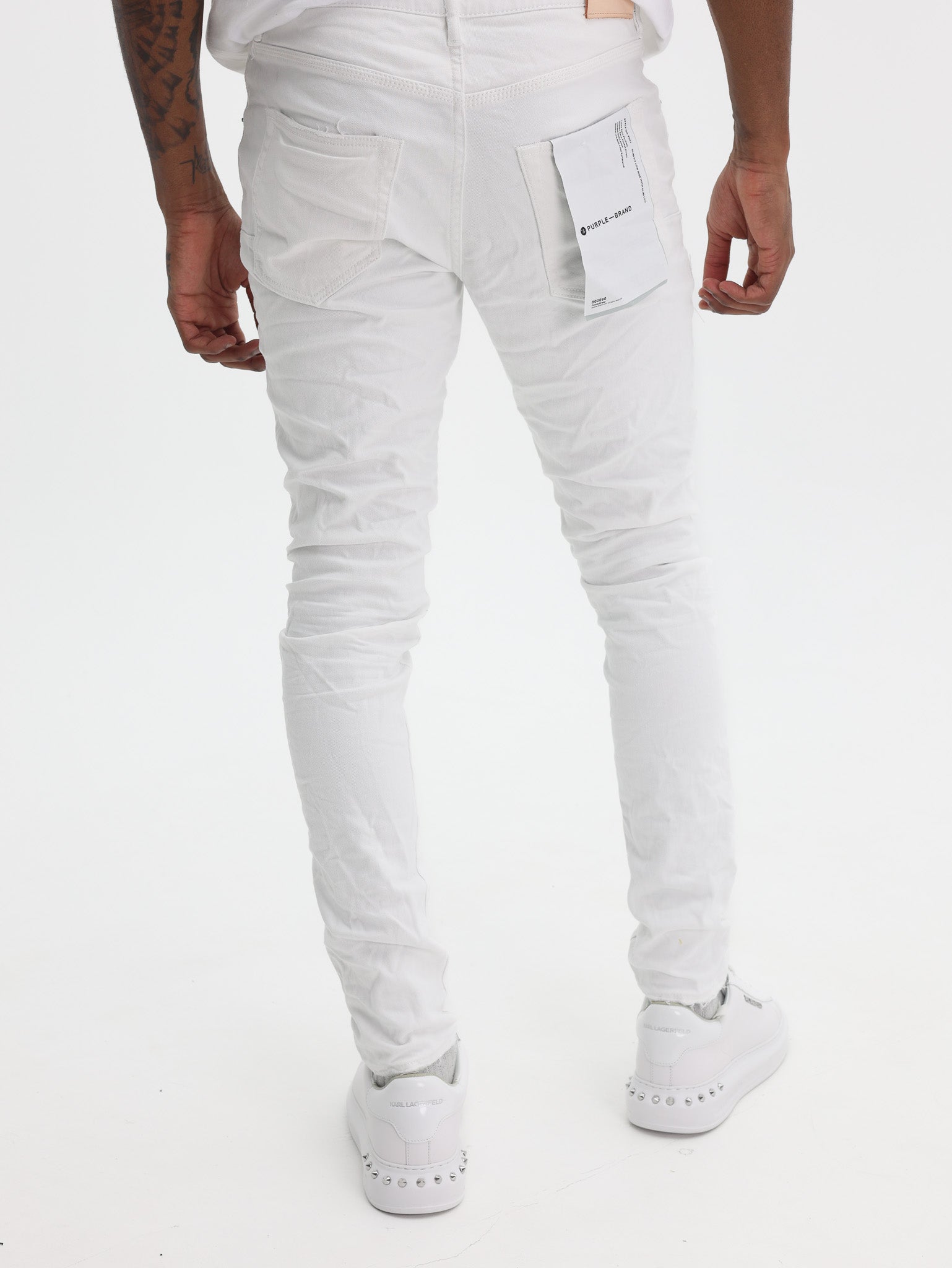 Purple Jeans Low Rise Optic White-AL Capone Premium