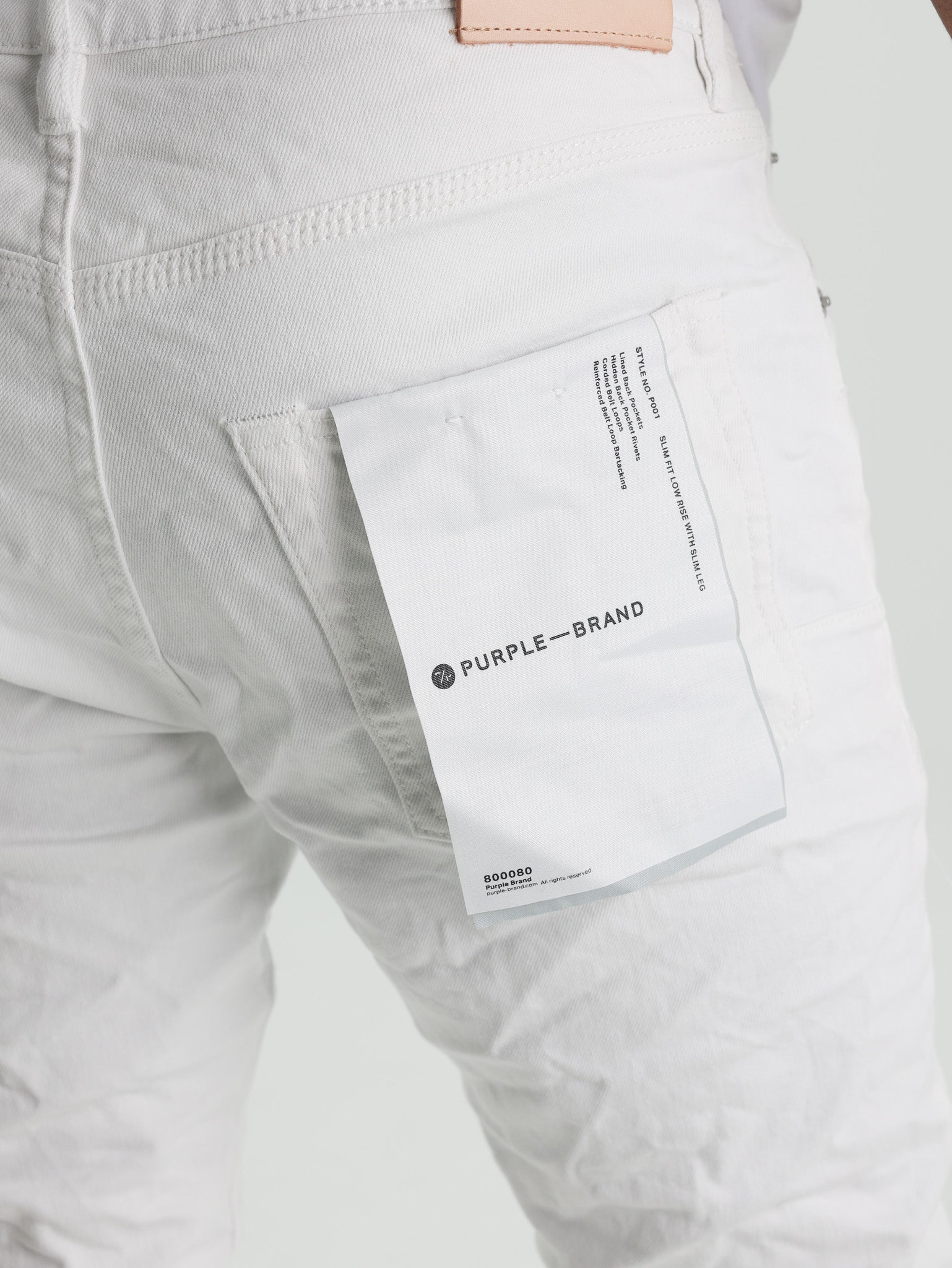 Purple Jeans Low Rise Optic White-AL Capone Premium