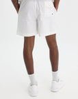 Purple Shorts All Round White