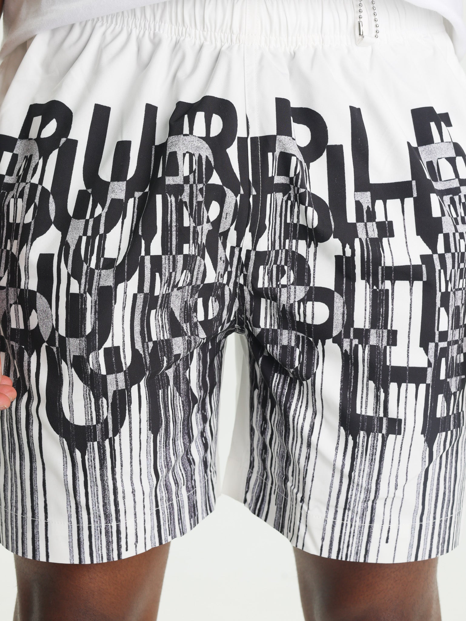 Purple Shorts All Round White-AL Capone Premium