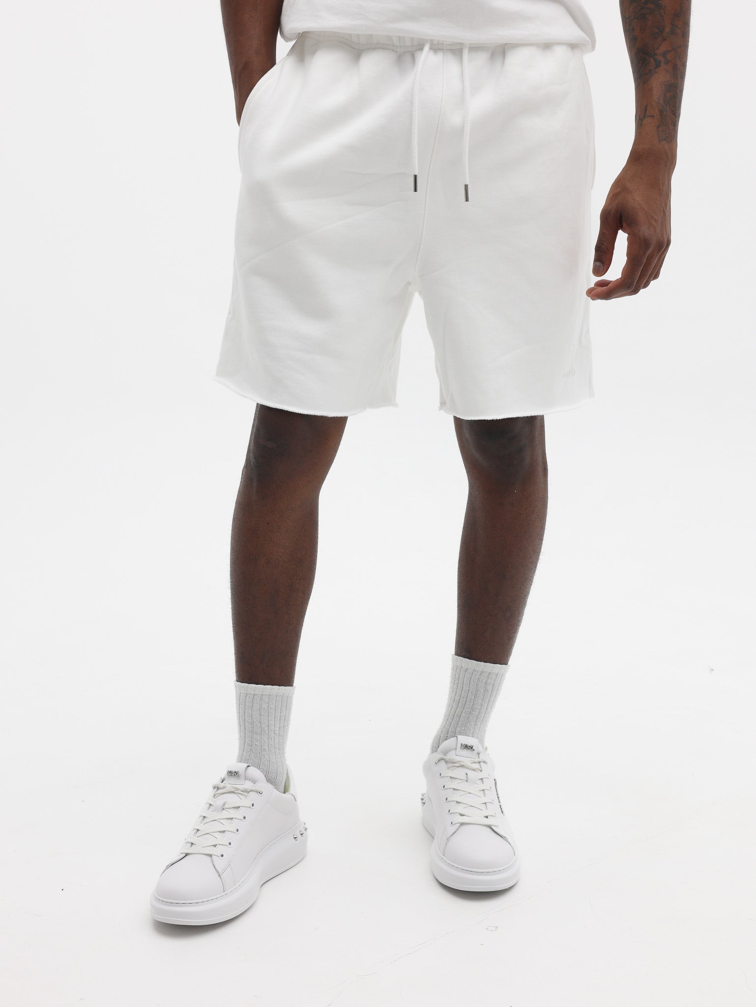 Purple Shorts Fleece Off-White-AL Capone Premium