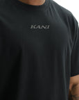 Karl Kani T-Shirt Retro Backprint Light Black-Pink