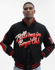 Billionaire Boys Club Jacket Script Og Varsity Black