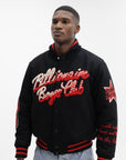 Billionaire Boys Club Jacket Script Og Varsity Black