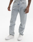 Billionaire Boys Club Jeans Souvenir Straight Leg Light Wash Blue