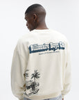 Billionaire Boys Club Sweater Ecru Souvenir Heavy Oversized Crewneck