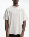 Off - White T-Shirt Half Arrows SS Skate Stone