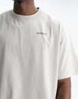 Off - White T-Shirt Half Arrows SS Skate Stone