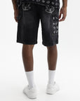 Billionaire Boys Club Denim Shorts Diamonds & Dollars Carpenter Black