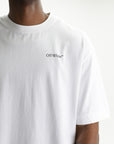 Off - White T-Shirt Half Arrows SS Skate White