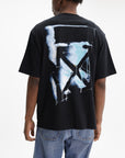 Off - White T-Shirt 3d Arrow Spray Black