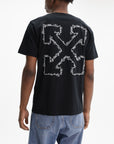 Off - White T-Shirt Script Arrow SS Slim Black