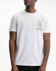 Off - White T-Shirt Big Double Arrow White