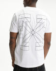 Off - White T-Shirt Big Double Arrow White