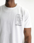 Off - White T-Shirt Big Double Arrow White