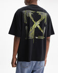 Off - White T-Shirt Dark Slime Arrow Black