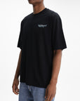 Off - White T-Shirt Moon SS Skate Tee Black