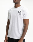 Off - White T-Shirt Small Arrow Slim White