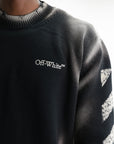 Off - White T-Shirt Diag Arr Corrosion Black
