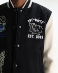 Off - White Jacket Panthers Varsity Black