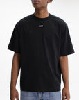 Off - White T-Shirt Chain Araldic Arrow Black