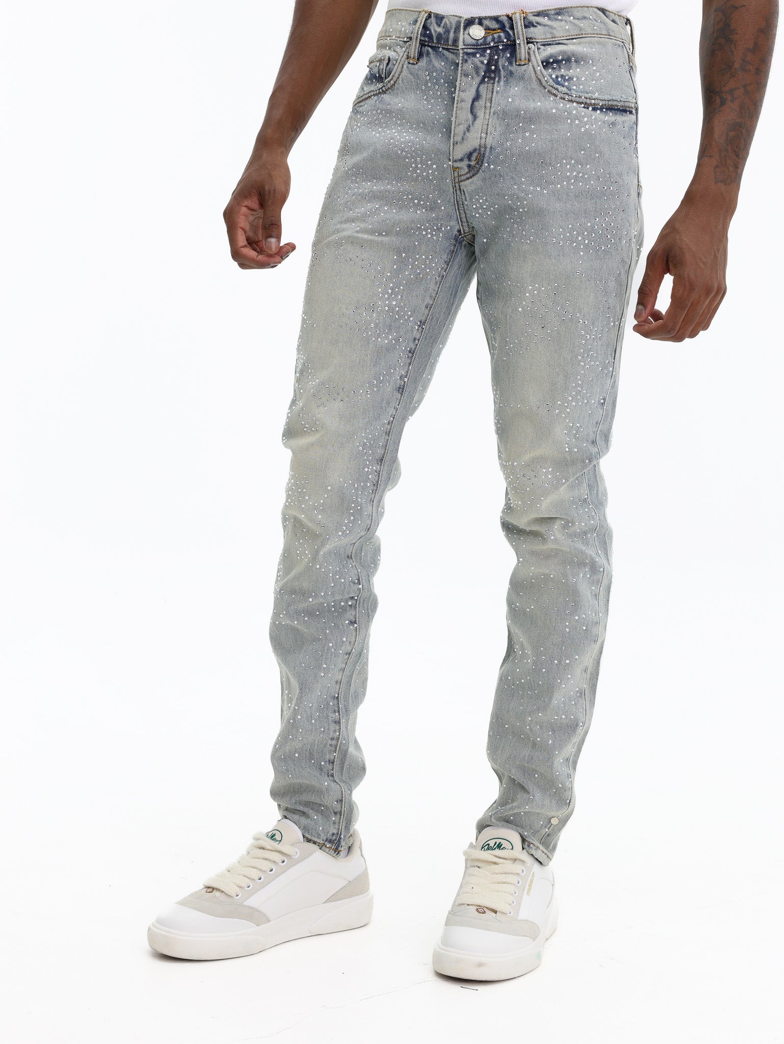 Purple Jeans Skinny Atlin Blitz Lt Indigo - AL Capone Premium