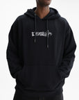 Off - White Hoodie Heraldic Treshold Black