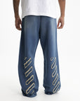 Off - White Sweatpants Arrow Distr Den Grey